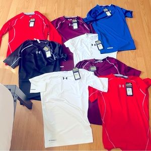 Lot of 7 Mens Sz M Under Armour Compression shirts all NWT. (24.99-34.99)